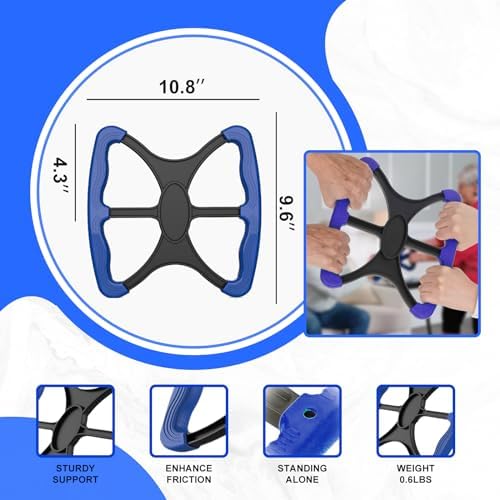 Lift Assist for Elderly,Aids for Disabled and Elderly with No-Slip Grip Handles,Standing Aids & Supports to Transfer Elderly, Senior, Bariatric, Patient Or Disabled,As Seen On Tv(Blue)