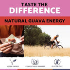 LUCHOS Energy Blocks - Guava & Raspberry, 400 g | Colombian On-the-Go Sports Nutrition for Running, Cycling & Hiking | A Natural Alternative to Bars & Gels | Vegan, Gluten Free & Easy to Digest