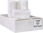Aluf Plastics 45 Gallon Trash Bags, 40" x 46" , White (Pack of 100) - For Bathroom, Household, Office, and Lightweight Garbage - Coreless Rolls