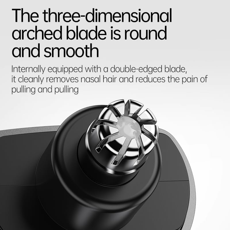 Ear and Nose Hair Trimmer,Gifts for Men,Professional PainlessFacial Hair Trimmer for Men Women,Portable Design USB Rechargeable,Travel Trimmer,Removable and Washable