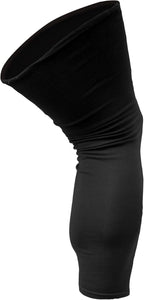 Undersleeve for Knee Brace, Lightweight Cotton/Spandex Leg Support and Skin Protection, Knee Sleeve, Leg Sleeves for Men and Women, Knee Brace Sleeve, Brace Not Included, Black, Regular