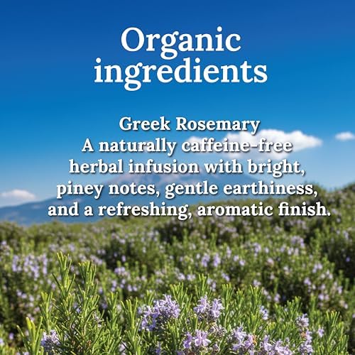 My Land Organic Dried Rosemary Leaves – 1.76 oz (50 g) | USDA Certified Organic Herb for Tea & Culinary Use | Naturally Aromatic Mediterranean Rosemary