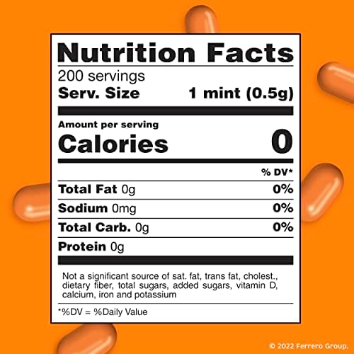Tic Tac Orange Flavored Mints, Bulk 12 Pack, On-The-Go Refreshment, 1 Oz Each