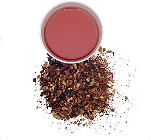 Harney & Sons Mulled Plum Cider, 4oz Loose Leaf Herbal Tea with Cinnamon, Rooibos, Apple Pieces, and Plum