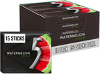 5 GUM Watermelon Prism Sugar Free Chewing Gum Bulk, 15 Stick Box (10 Pack)