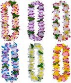 GoodUping 18 Counts Hawaiian Leis, Flower Hair Clip, Headbands and Wristbands, Perfect Luau Party Supplies for Summer Beach Vacations, Essential Party Decorations for Birthday, Graduation, and Wedding