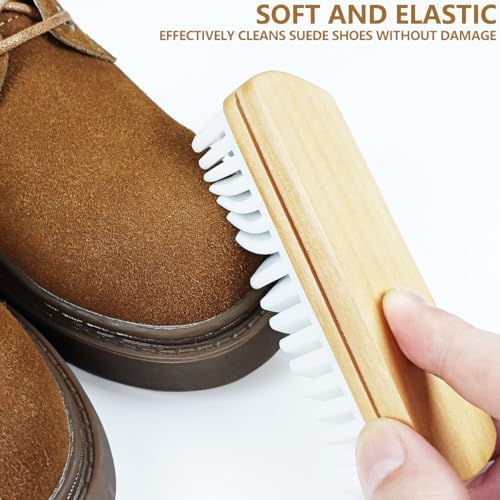 3Pcs Suede Shoe Brush and Eraser Suede Nubuck Cleaning Brush for Shoes