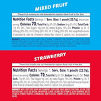 Welch's Fruit Snacks, Mixed Fruit & Strawberry Snack Box, Gluten Free, 0.8oz Snack Packs (Pack of 60)