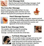 Reflexology Traditional Wooden Thai Massager Tools Full Body Foot Stick Hook Back Spa Face Gua Sha Therapy Trigger Point Massage Tool Relieve Shoulder Pain Wood (Set of 5 Full Body Massage)