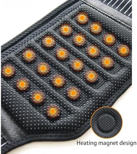 Self-Heating Magnets Therapy Back Brace 4 Steel Plate Support Compression Lumbar Support Belt For Men Women Abdominal Waist Trainer Posture Corrector(Large)