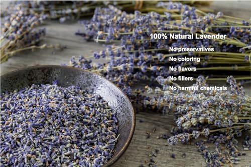 OneDove 2 Pounds Lavender Buds Dried Flowers,100% Natural Dried Lavender Buds, Ultra Blue Grade (2 Pounds)