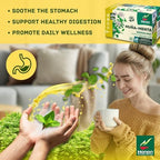 Hanan Muña Tea Bags – 100% Natural Andean Mint Herbal Tea from Peru, 25 Bags of Traditional Té de Muña del Perú, Caffeine-Free for Digestion, Fresh Flavor and Relaxation