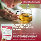 Laicuherb Natural Womb Fertility Tea for Women Ovary and Uterus Cleanse, Womb Detox Fibroid Tea Helps with Hormone Balance and Get Pregnant Fast for Women, Pcos Teas for Period Regularity 10 Teabags