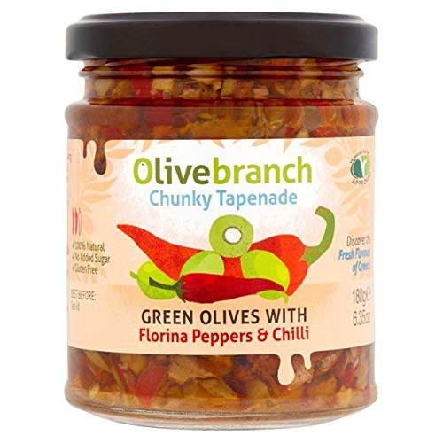 Olive Branch Olive Tapenade with Florina Peppers & Chilli 180g