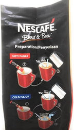 2 Packs Nescafé 3-in-1 ORIGINAL Premix Instant Coffee Single Serve Packets Total 50 Sticks