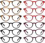 Eyekepper 3 Pack Blue Light Blocking Eyeglasses Crystal Clear Computer Readers