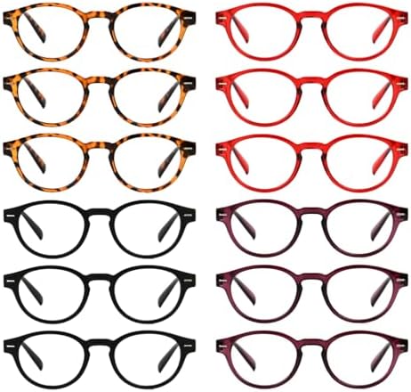 Eyekepper 3 Pack Blue Light Blocking Eyeglasses Crystal Clear Computer Readers