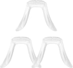 HOMSFOU 3 Pcs Glasses Nose Pads Replacement Set Anti-Slip Silicone Nose Bridge Cushions Comfortable Eyeglass Grips for Eyewear and Sunglasses 1.06X0.82X0.27In