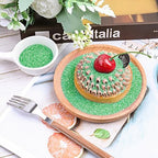 Green Sprinkles Sanding Sugar for Baking, 6.35 Oz Edible Sparkling Sugar Crystals for Cake Cupcake Cookie Ice Cream Topping