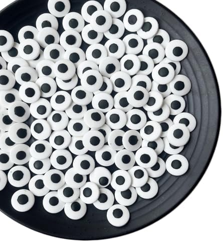 Halloween Weraru Big Candy Eyeballs Eye Ball Sweets Cake Cupcake Toppers Cookie Dessert Sprinkles Decorations for Birthday Party Supplies 4.2Ounce