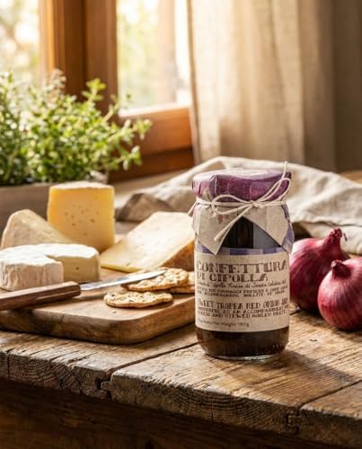 ARTIGIANI DEI SAPORI - Calabrian Sweet Tropea Caramelized Onion Jam, 6.3 oz, Product of Italy