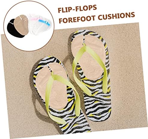Didiseaon 5 Pair Flip-Flop Toe Protectors Non-Slip Pads Forefoot Cushions for Thong Sandals