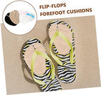 Didiseaon 5 Pair Flip-Flop Toe Protectors Non-Slip Pads Forefoot Cushions for Thong Sandals