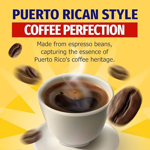 Café El Morro Espresso Single-Serve Pods, Coffee K-Cups, Compatible With Keµrig, Authentic Puerto Rican Style Coffee, Espresso Coffee K-Cups, 6-Pack (60 Count)