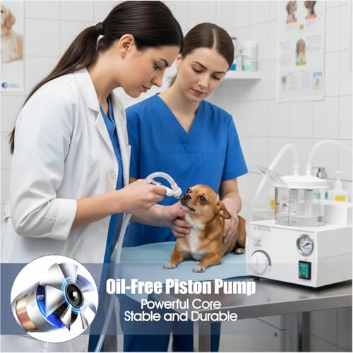 Electric Suction Machine, Portable Extractor with Adjustable Pressure for Home Care, Low Noise