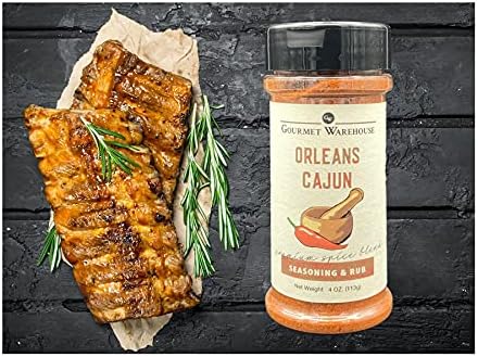 Gourmet Warehouse Orleans Cajun Spice Rub, 4 ozs, 3 Pack - Gluten Free, No MSG, No HFCS