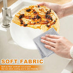 20 Pcs New Upgrade 3-Layer Metal Dish Cloth, No Scratches Wire Cleaning Cloth , Reusable Multipurpose Wire Dishwashing Rag for Kitchen Cleaning Cloths,Sinks,Dishes,Stove Top, Dimensions, 7.87“ x 7.87”