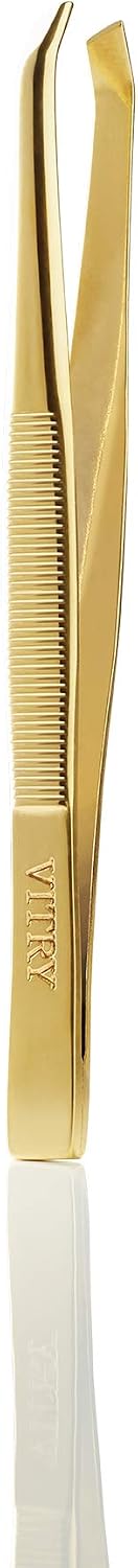 Vitry Stainless Steel Bisque Crab Tweezers Dore