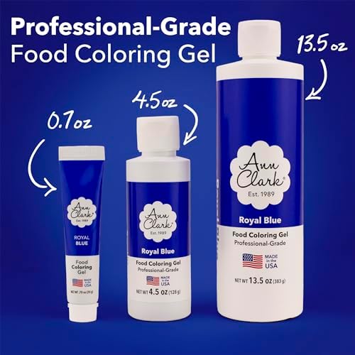 Ann Clark Royal Blue Food Coloring Gel .70 oz. (20 g) Made in USA