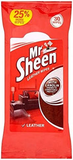 Mr Sheen Leather Wipes (30)