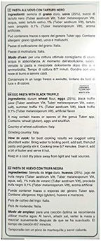 Tita Italian Tagliolini Black Truffle Nest Egg Pasta [2 Pieces], Non-Processed, Contains [Durum Wheat Hard Eggs, Black Truffle Juice, Summer Truffles], No Preservatives, Net weight: 8.8 oz (250 gram)