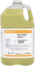 Diversey 02853280 Suma Liqu-A-Klor Sanitizer, Hypochlorite Food Contact Disinfectant, Liquid Concentrate, 1-Gallon