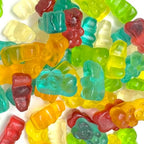Gummy Bears Bulk Bag Dye Free Candy, Halal Gummies Fruit Flavored Gummy Bears 2.2 Pounds