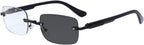 YIMI Photochromic Full Lens Reading Glasses Spring Hinge Anti Blue Light UV400 Sun Readers Tinted Glasses for Men Women