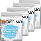 Tassimo Milk Creamer, Pack of 4, 4 x 16 T-Discs