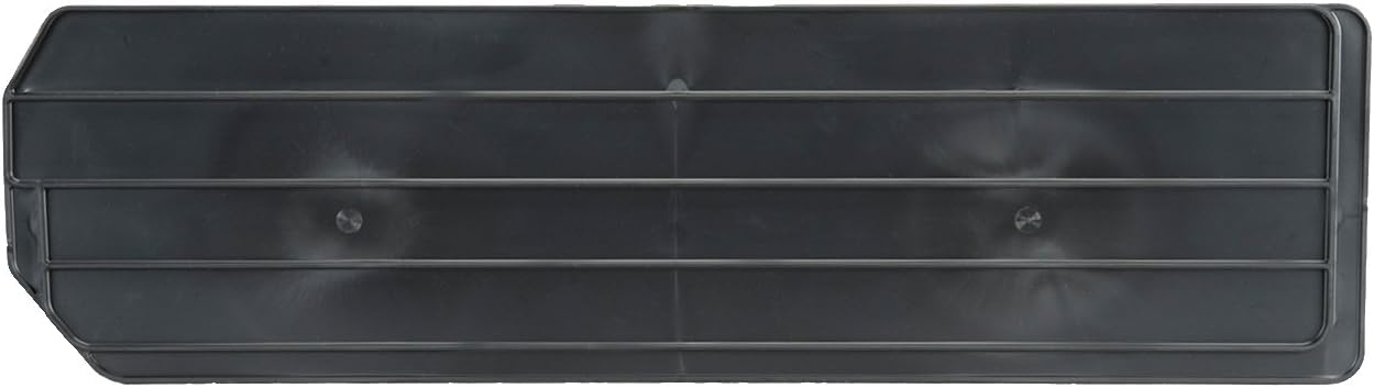 Akro-Mils 40280 Plastic Length Dividers for AkroBins Super-Size Heavy Duty Stackable Storage Bins Model 30280, Custom Storage Inserts for Tools, Parts & Supplies, 2-Pack, Black