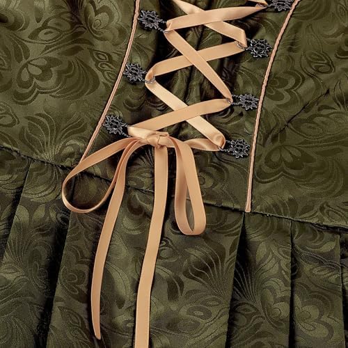Women German Dirndl Dresses Set Oktoberfest Costume Bavarian Beer Dress Halloween Party Outfits