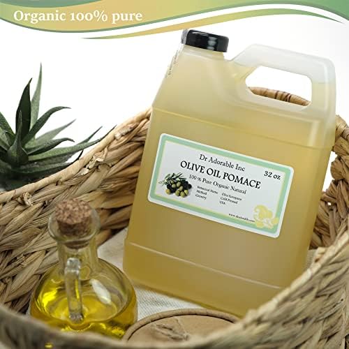 Dr Adorable - 32 oz - Olive Pomace Oil - 100% Pure Natural Premium Organic Cold Pressed