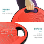 EVERYMILE Wobble Balance Board, Exercise Balance Stability Trainer Portable Balance Board with Handle for Workout Core Trainer Physical Therapy & Gym No-Skid Surface
