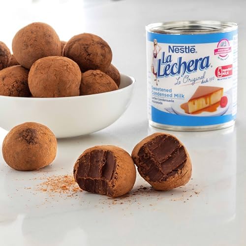 Nestlé La Lechera Sweetened Condensed Milk, Shelf Stable Evaporated Milk Canned, 12 Pack