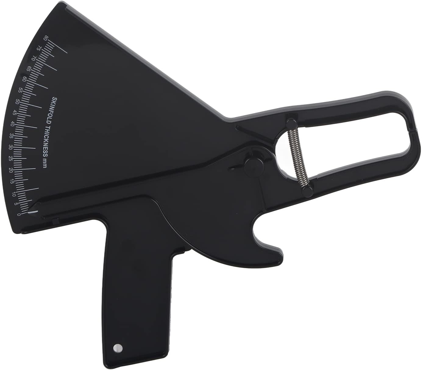 Body Fat Caliper Tester Fitness Skinfold Accurate Measure Body Fat Handheld Body Fat Measurement Device Measurement Tool (Black)