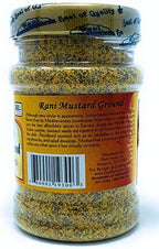 Rani Mustard Seeds Ground, Powder Spice (Rai Sarson) 3oz (85g) PET Jar ~ All Natural | Gluten Friendly | NON-GMO | Kosher | Vegan | Indian Origin