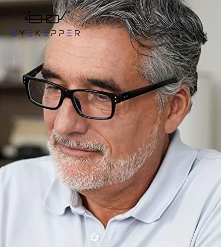 Eyekepper (Have to Buy Both Eye) Black-Right Eye +1.75 Reading Glasses with Different Strength for Each