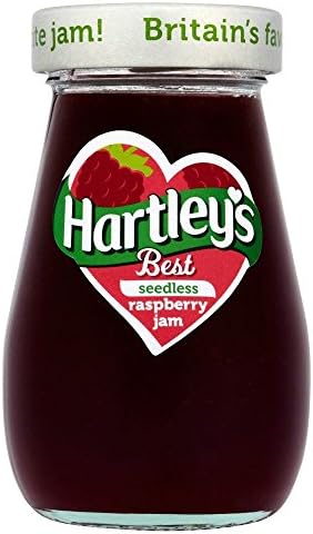 Hartleys Best Raspberry Jam Seedless - 340g - Pack of 2 (340g x 2)