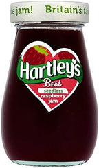 Hartleys Best Raspberry Jam Seedless - 340g - Pack of 2 (340g x 2)