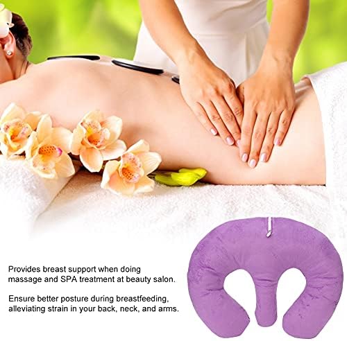 Brrnoo Beauty Salon Support Pillow, SPA Massage Chest Pillow, Soft Silicone Cushion Massage Face Pillow, Comfortable Support Pillow ()